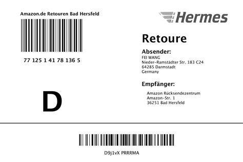 hermes amazon return locations germany